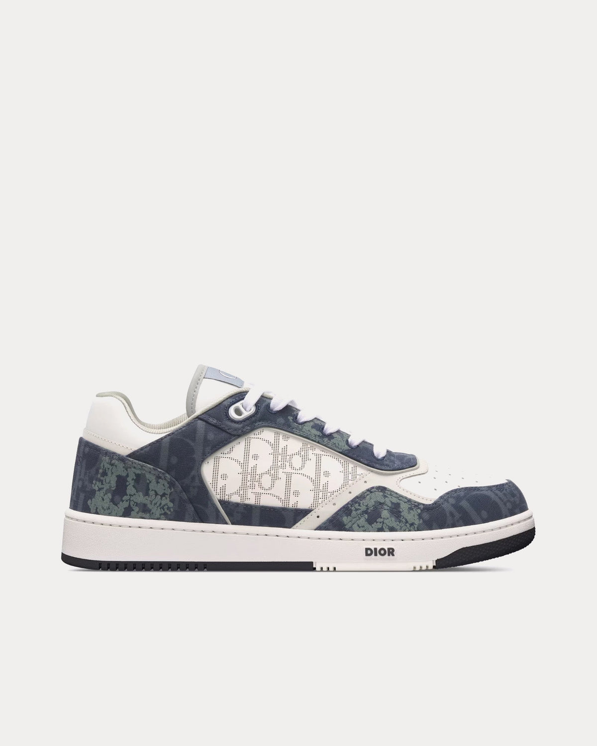 Dior Tears B27 Blue Dior Oblique and Peace Sign Dior Tears Denim Low Top Sneakers