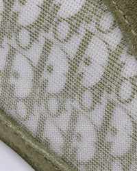 B25 Runner Olive Suede and White Technical Mesh with Olive and White Dior Oblique Canvas Low Top Sneakers
