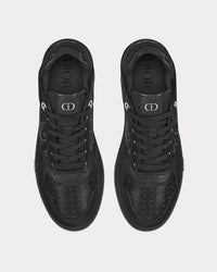 World Tour B27 Black Dior Oblique Galaxy Leather with Smooth Calfskin and Suede Low Top Sneakers