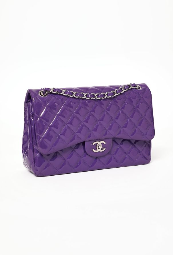 Chanel Patent Timeless Jumbo Flap Bag
