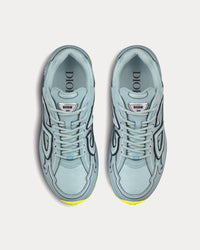 B30 Mesh & Technical Fabric Blue Low Top Sneakers