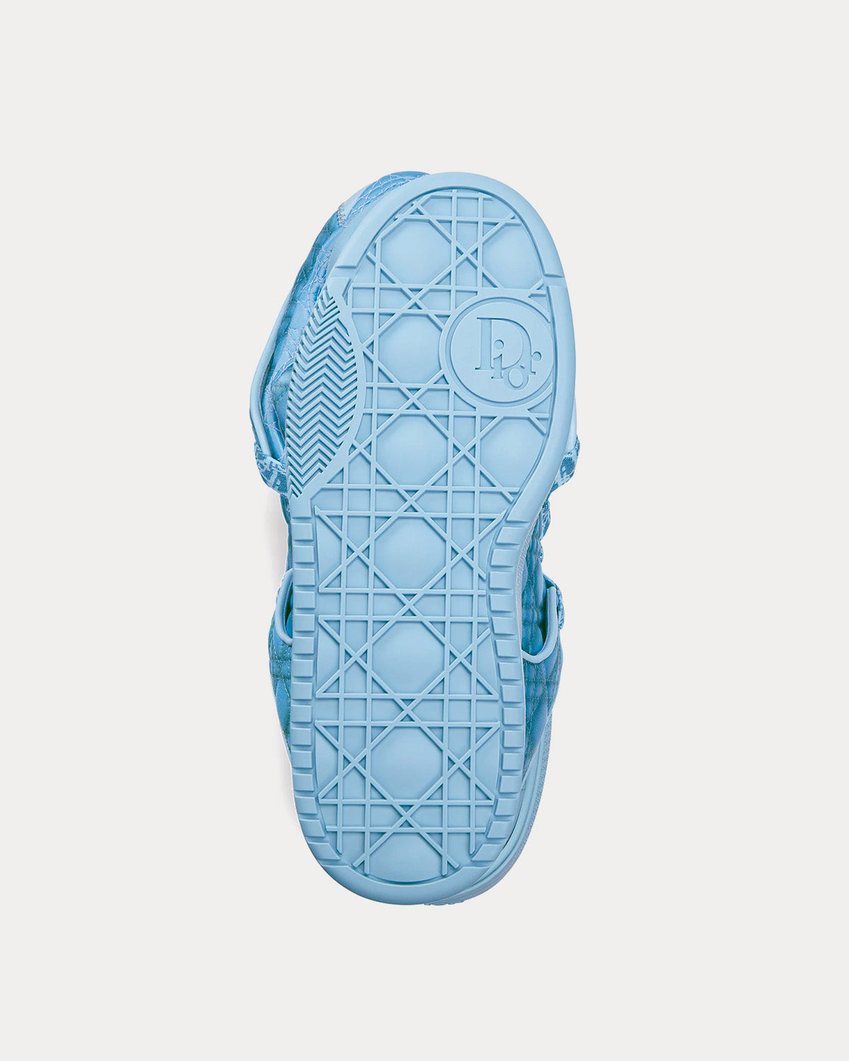 B9S Skater Limited And Numbered Edition Blue Kumo Cannage Satin Low Top Sneakers