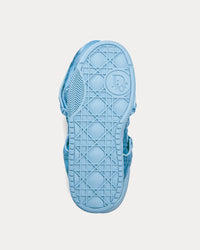 B9S Skater Limited And Numbered Edition Blue Kumo Cannage Satin Low Top Sneakers
