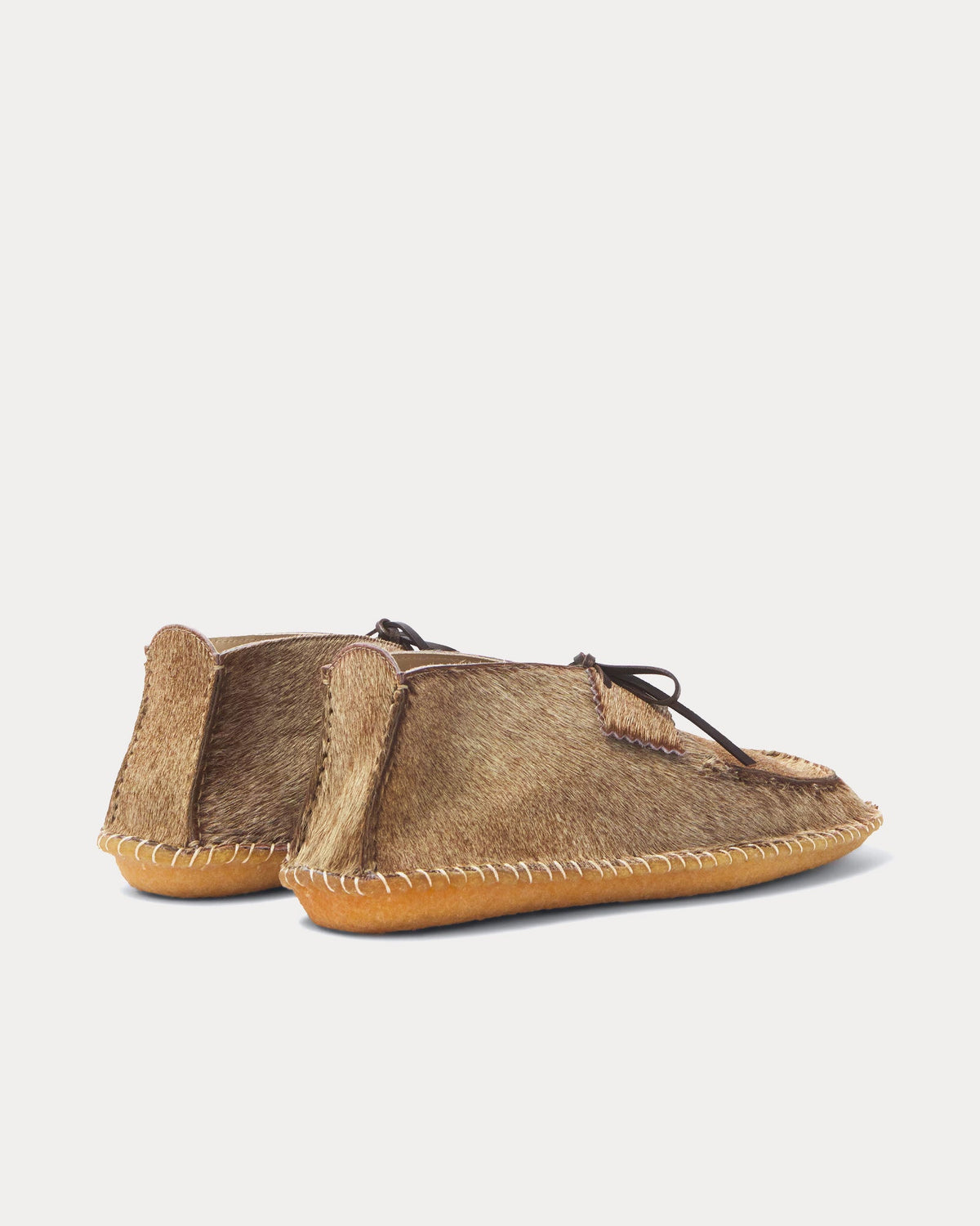 Desert Moccasins Calf-Hair Beige Boots