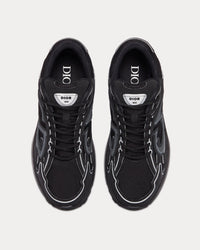 B30 Black Mesh and Technical Fabric Low Top Sneakers