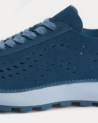 Squash Suede Blue Low Top Sneakers