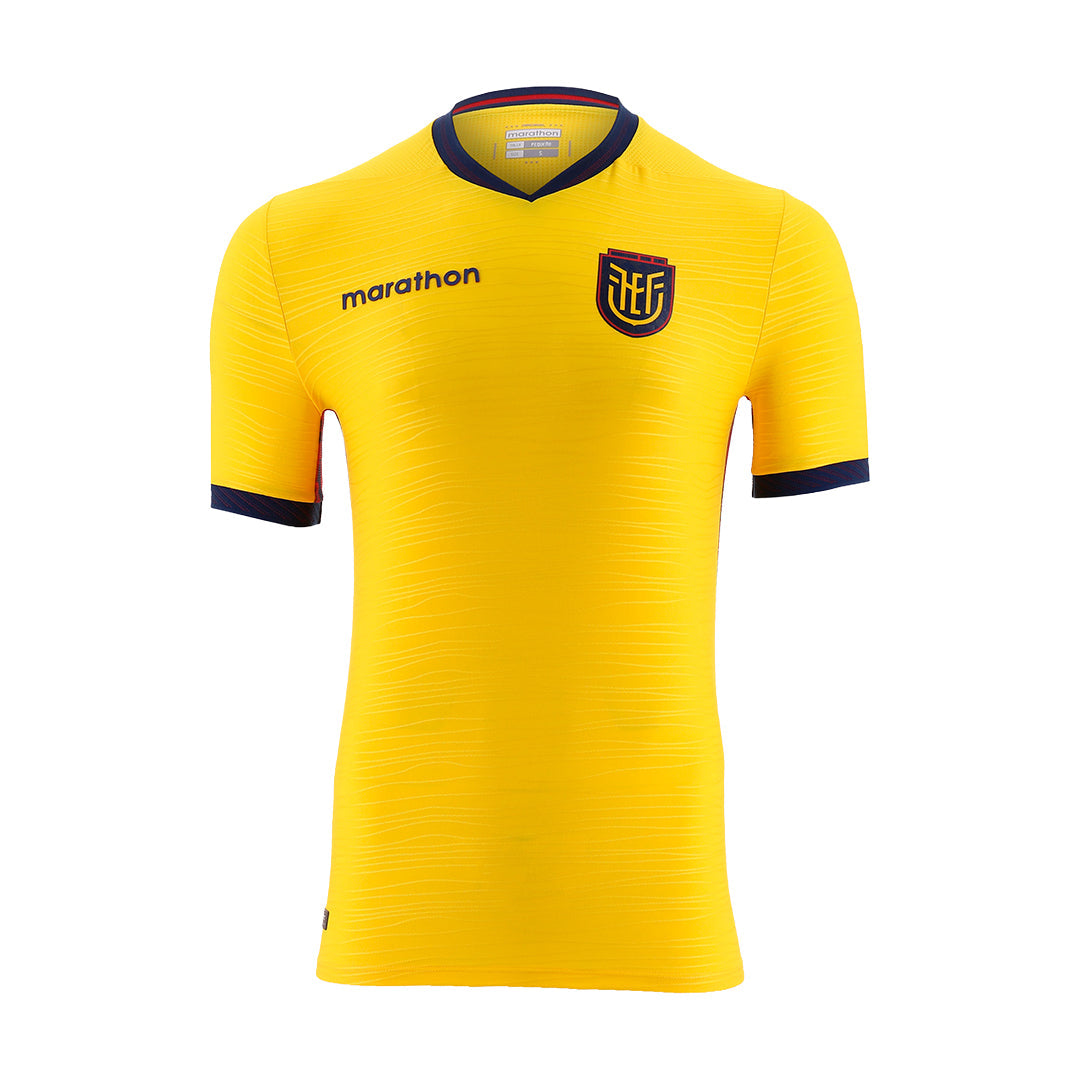 Official Ecuador 2026 World Cup Men's Home Jersey – Yellow Authentic Player Version Soccer Kit by Marathon Sports