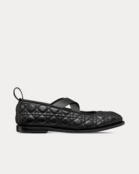Tendu Ballet Flat Black Kumo Cannage Calfskin Sandals