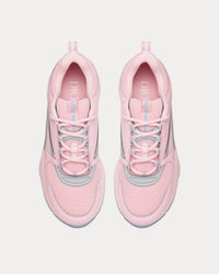 B22 Pink Technical Mesh and Smooth Calfskin Low Top Sneakers