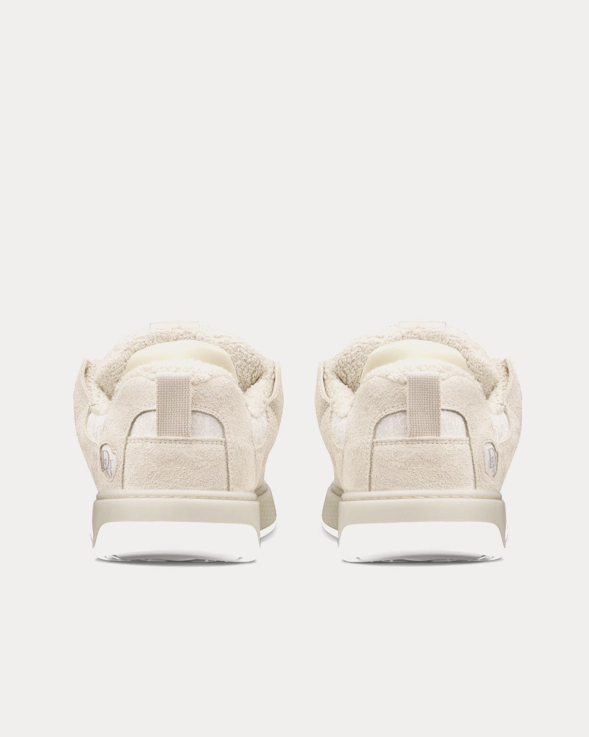 B9S Skater Limited And Numbered Edition Lilac Suede and Dior Oblique Jacquard Low Top Sneakers