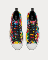 B23 Multicolor Resin Pearl Embroidery High Top Sneakers