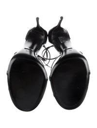 Gucci Double G Logo Patent Leather Sandals