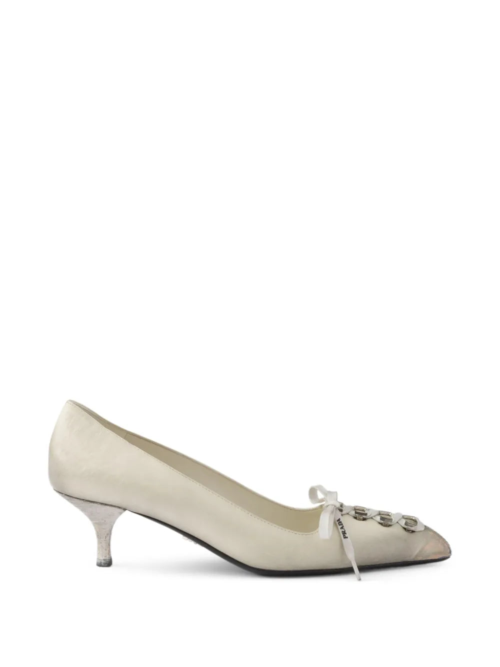 Antiqued Leather Pumps