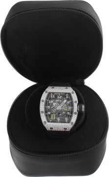 RM030 18k White Gold & Titanium Skeleton Dial 42.7mm Automatic Watch