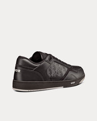 B27 Black Dior Oblique Galaxy Leather with Smooth Calfskin and Suede Low Top Sneakers