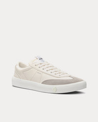 B101 Cream Smooth Calfskin and Greige Nubuck Low Top Sneakers