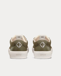 B101 Nubuck Calfskin Khaki Low Top Sneakers