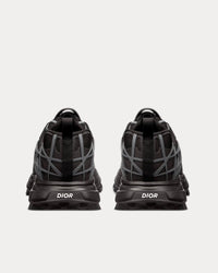 B31 Runner Technical Mesh & Rubber with Warped Cannage Motif Black / Anthracite Grey Low Top Sneakers