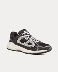 B30 Black Mesh and Technical Fabric Low Top Sneakers