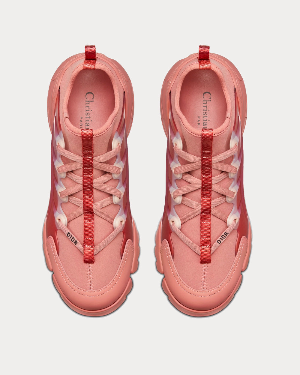 D-Connect Dark Nude Technical Fabric Low Top Sneakers