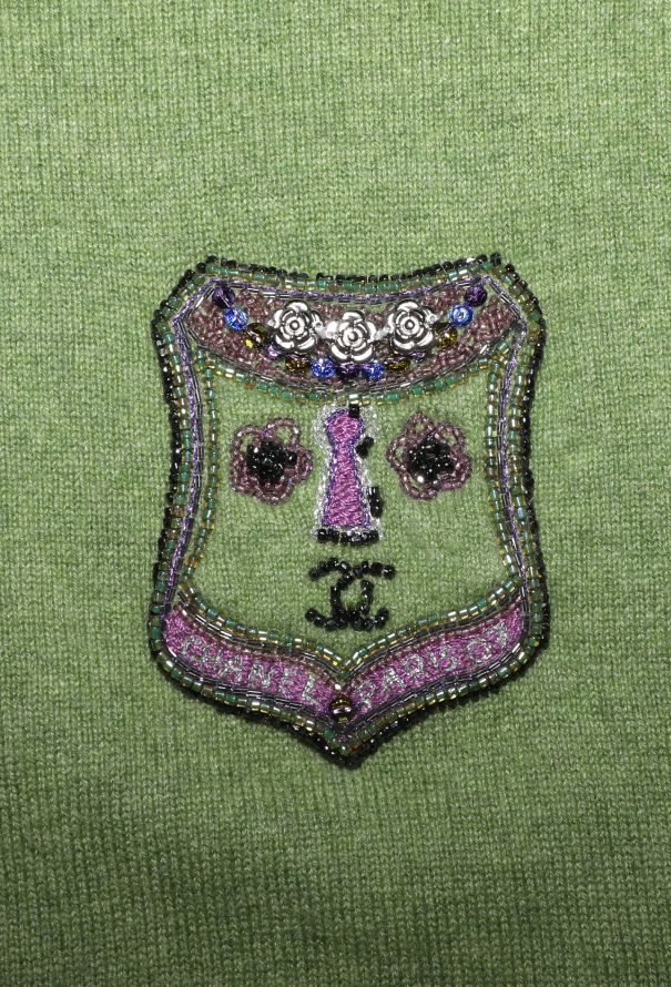 Chanel Cashmere Collegiate Sweater Set, 2007