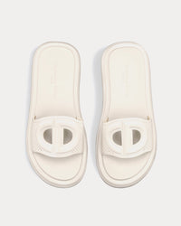 Dioriviera D-Club Candy White Rubber Slides