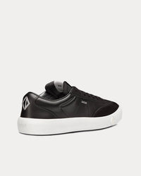 B101 Black Smooth Calfskin and Nubuck Low Top Sneakers
