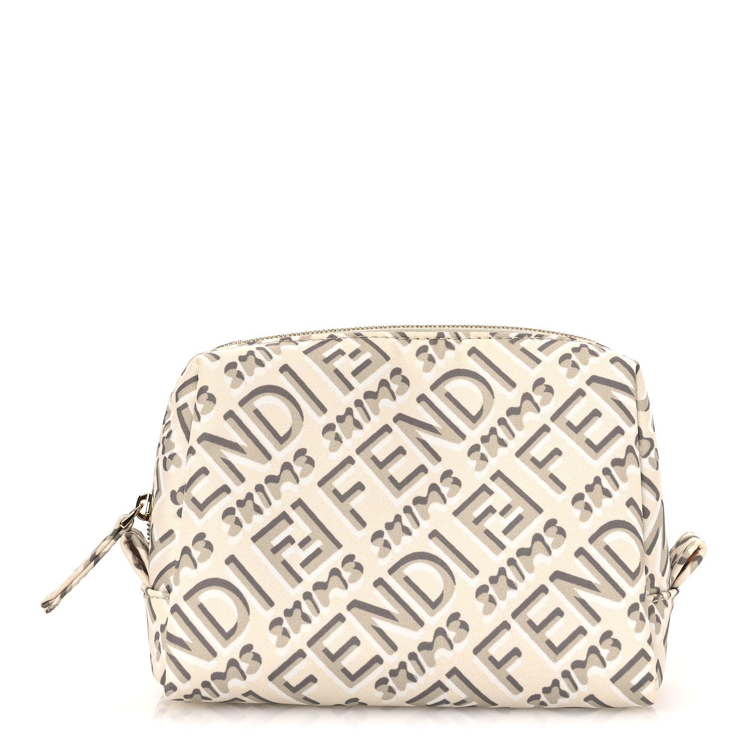 X SKIMS Nylon Small Trapezoid Beauty Pouch Kims Avorio