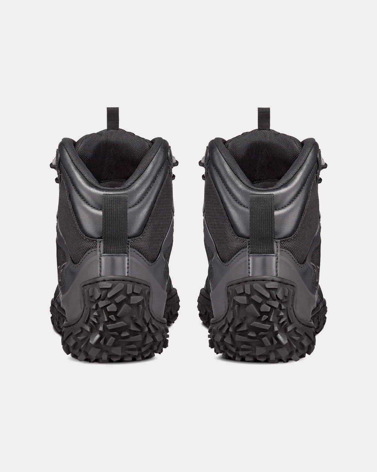 Diorizon Hiking Ankle Boot Black Technical Mesh and Rubber High Top Sneakers