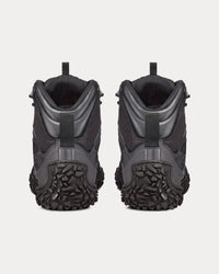 Diorizon Hiking Ankle Boot Black Technical Mesh and Rubber High Top Sneakers