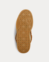 B9S Skater Limited And Numbered Edition Brown Suede with Brown and Beige Dior Oblique Jacquard Low Top Sneakers