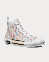 B23 Multicolor Dior Oblique Canvas High Top Sneakers