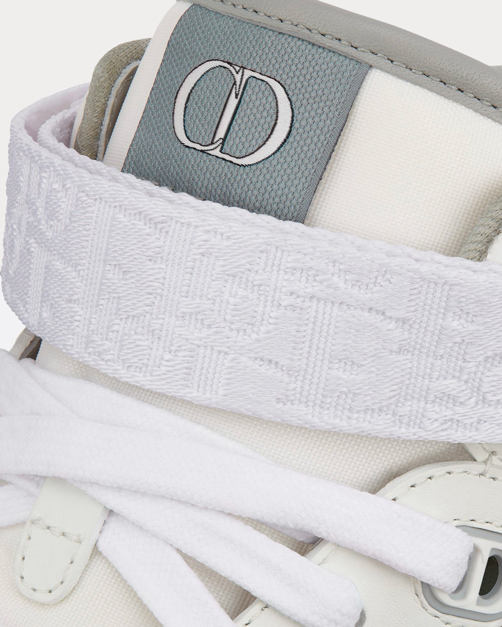 B27 Dior Oblique Galaxy White High Top Sneakers