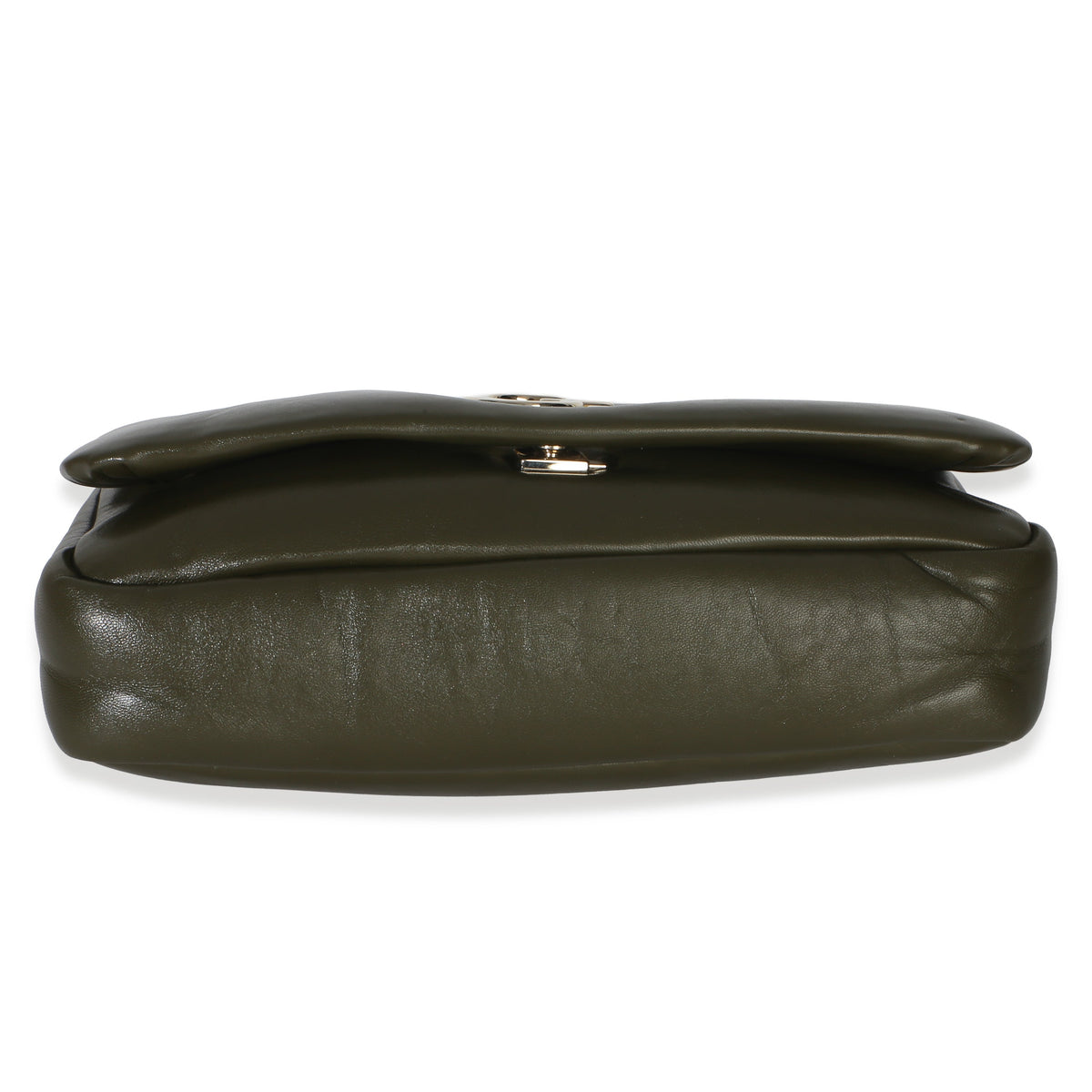 Green Lambskin Milano Small Top Handle Shoulder Bag