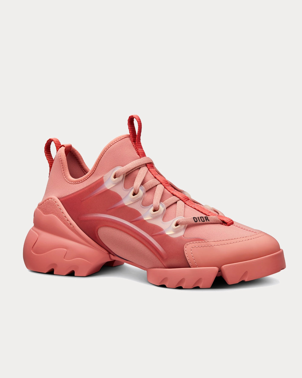 D-Connect Dark Nude Technical Fabric Low Top Sneakers