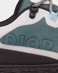 Diorizon Hiking Green-Gray Technical Mesh and Black Rubber Low Top Sneakers