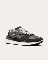 B29 Gray Technical Mesh, Black Suede and Smooth Calfskin Low Top Sneakers
