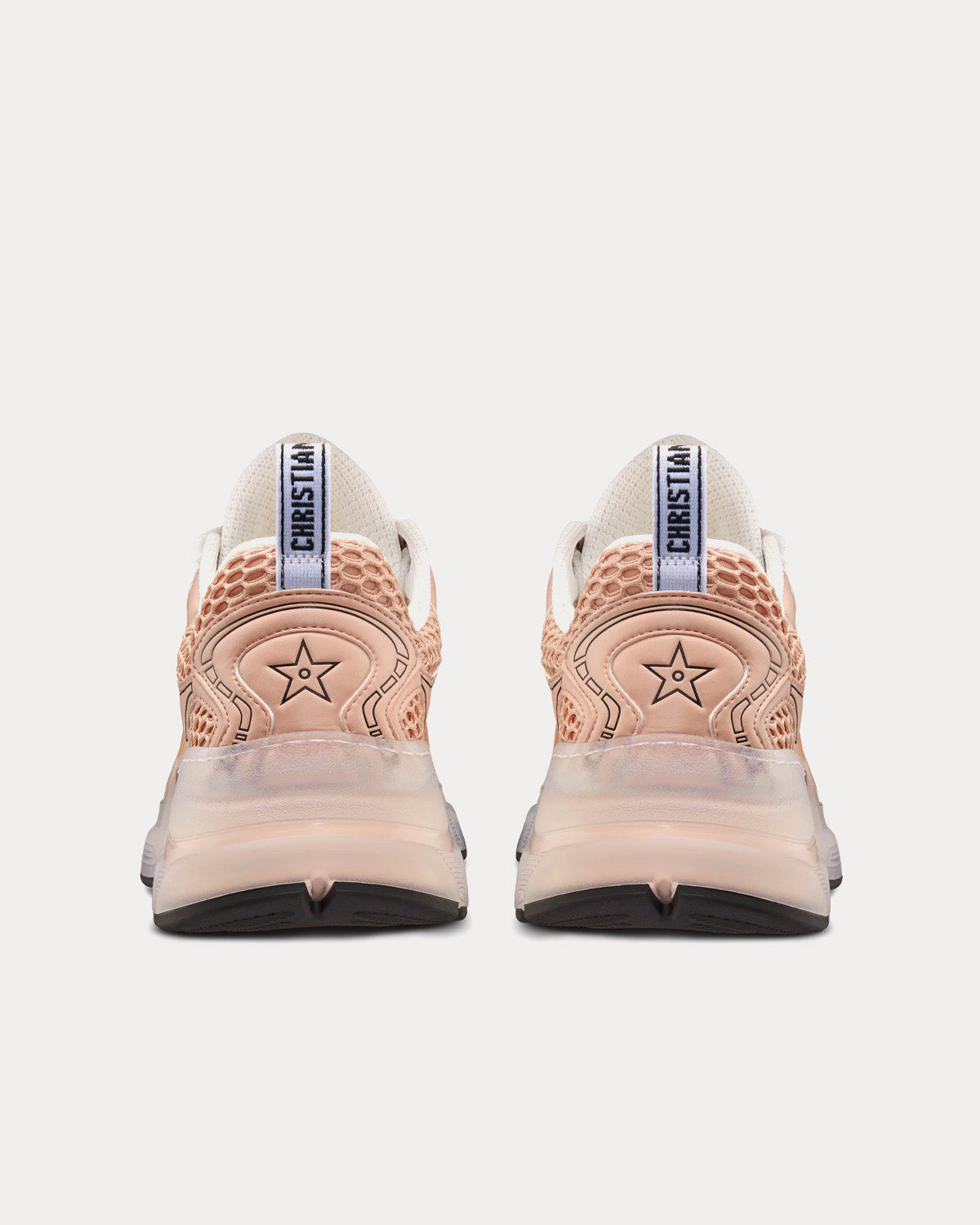 Dior Vibe Nude Technical Fabric, Mesh and Rubber Low Top Sneakers