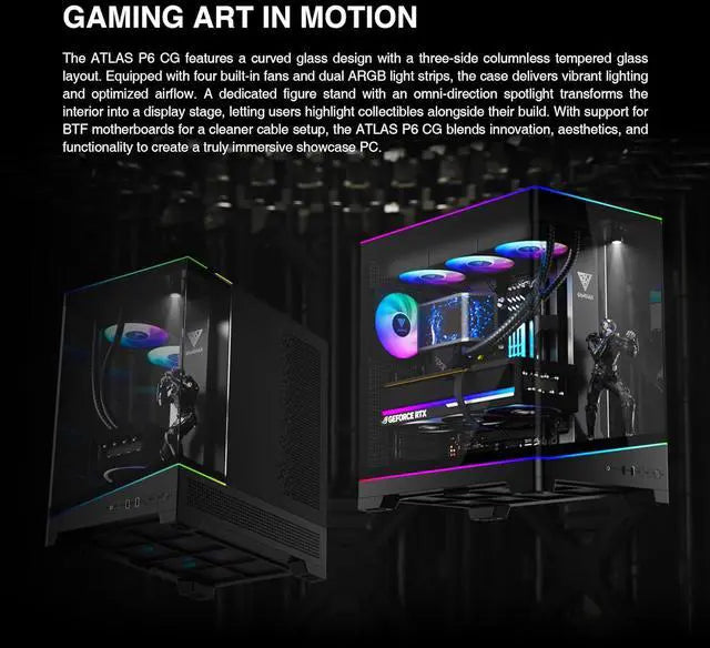 GAMDIAS Atlas P6 Mid-Tower Gaming Case