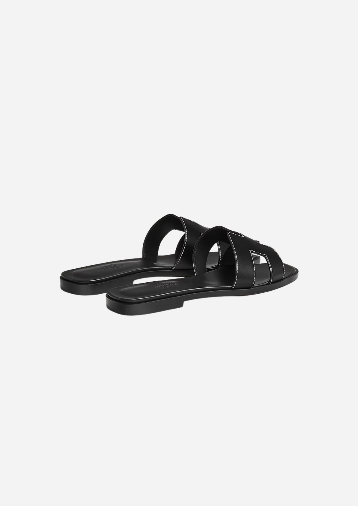 Hermès Oran Black Sandals