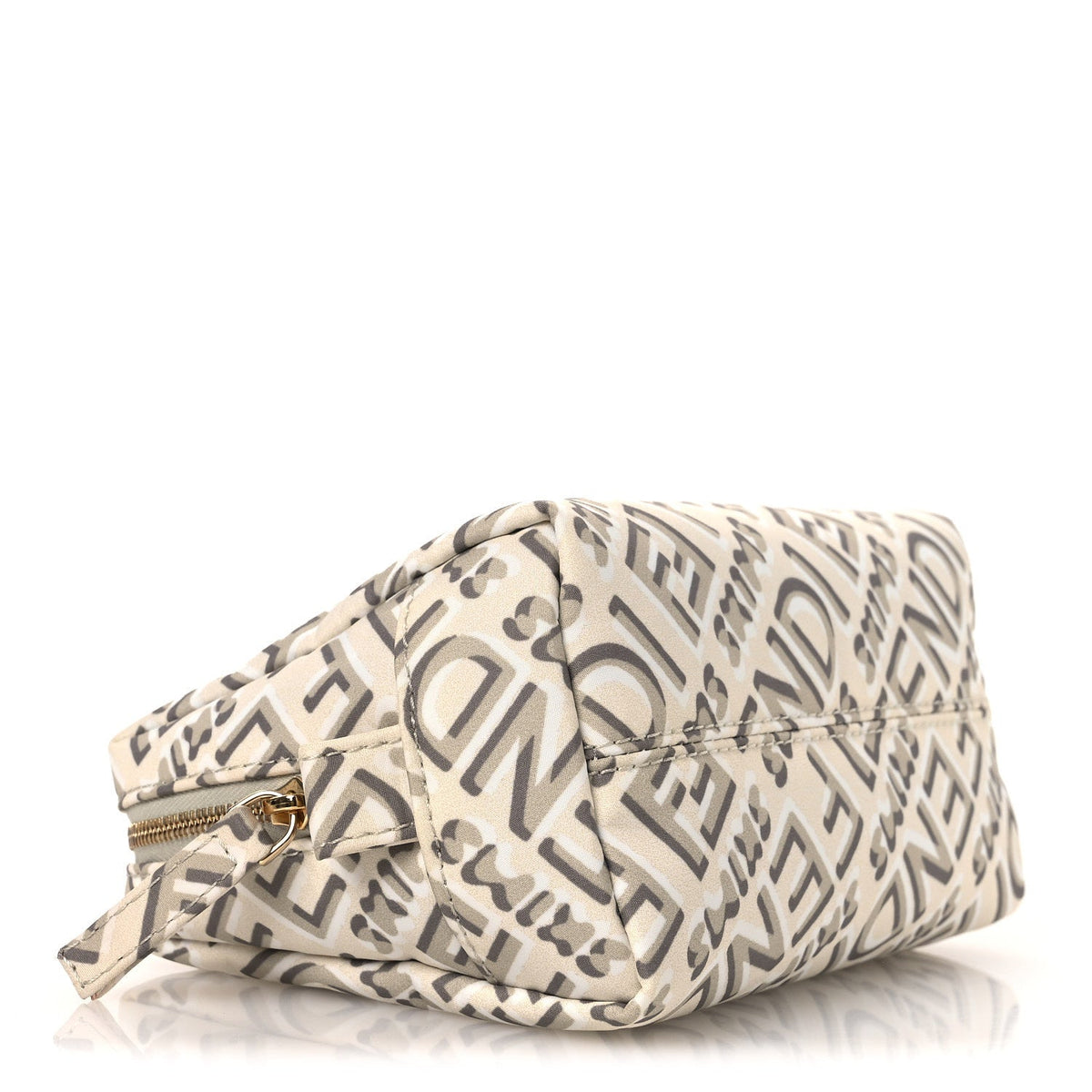 X SKIMS Nylon Small Trapezoid Beauty Pouch Kims Avorio