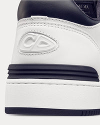 B57 Smooth Calfskin & Suede White / Navy Low Top Sneakers