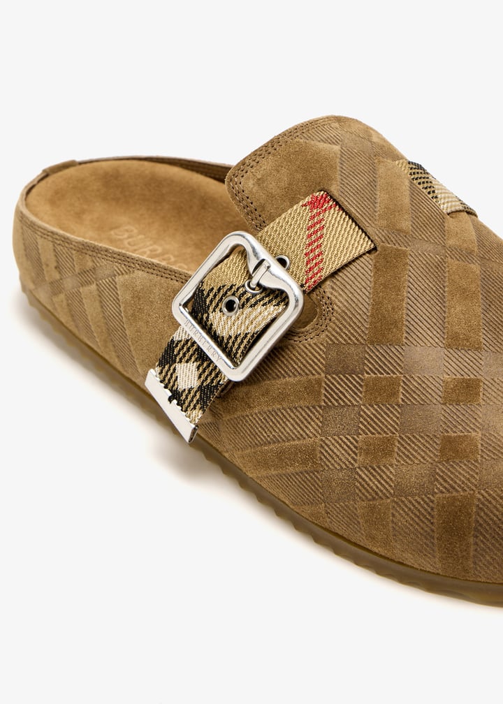 Classic Check Pattern Urchin Clogs