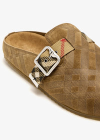 Classic Check Pattern Urchin Clogs