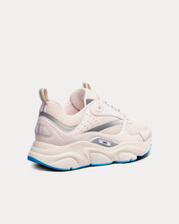 B22 Cream Technical Mesh and Smooth Calfskin Low Top Sneakers