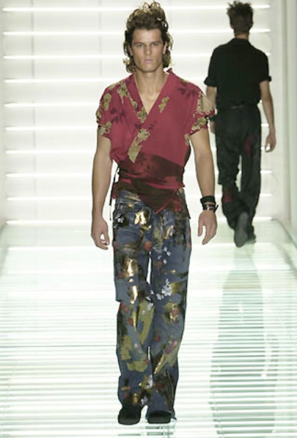 Gucci Tom Ford Silk Kimono, S/S 2001