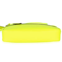Vibrant Fluorescent Yellow Monogram Crossbody Bag