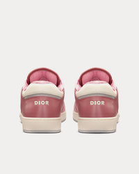 B27 Smooth Calfskin with Dior Oblique Jacquard Pink / Cream Low Top Sneakers