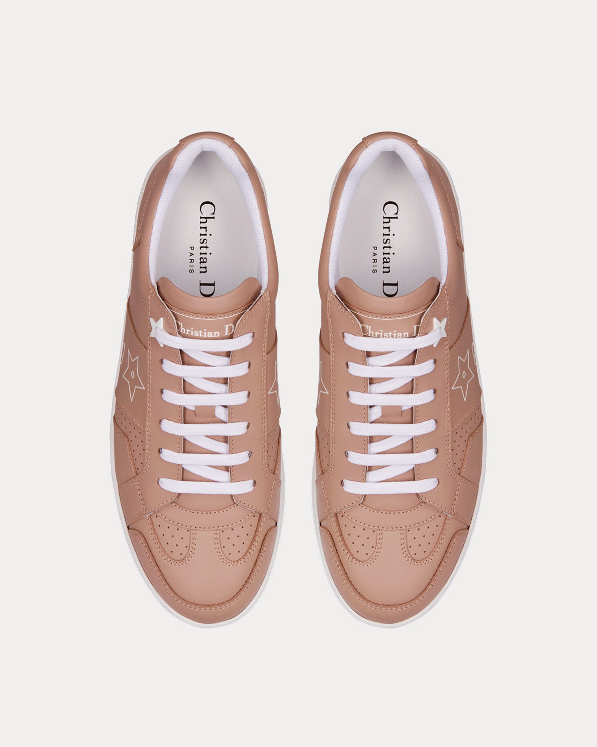 Star Nude Calfskin Low Top Sneakers