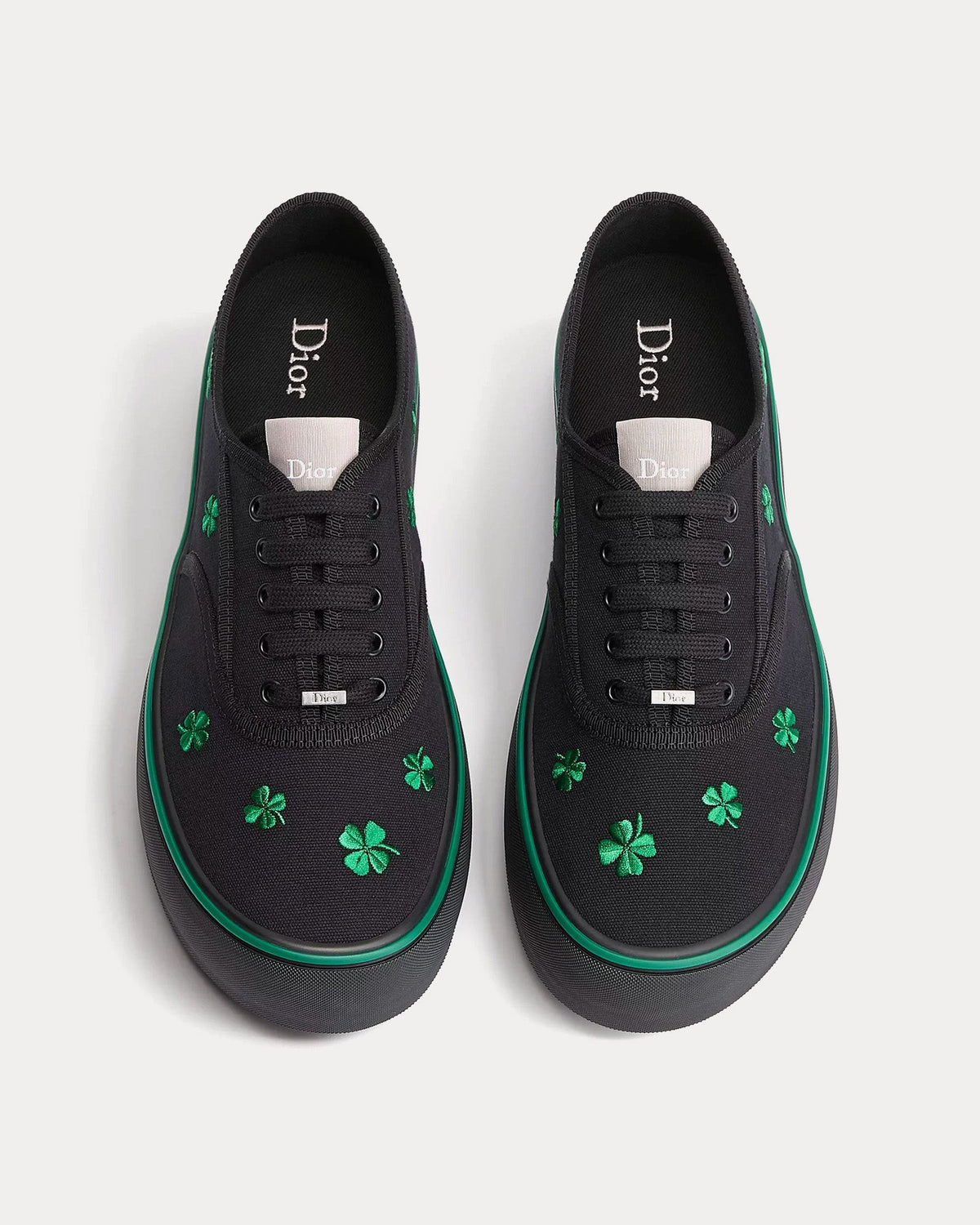 Saltwind Black / Green Low Top Sneakers